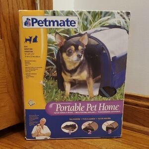 Petmate Navy Blue Small Pet Carrier